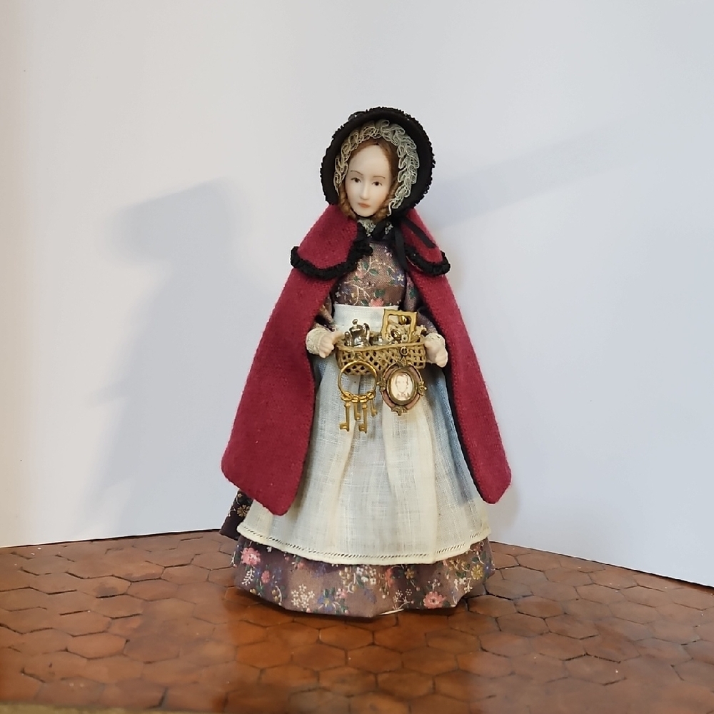 Helen Cohen Doll Peddler Lady OOAK Super Rare 1:12